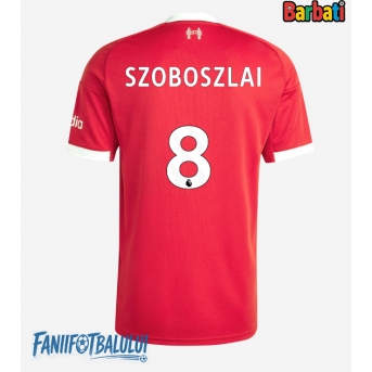 Liverpool Dominik Szoboszlai #8 Tricou Fotbal Replică 2025-26 Barbati Acasa
